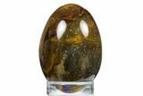 Polished Agate/Jasper Egg - Australia #312704-1